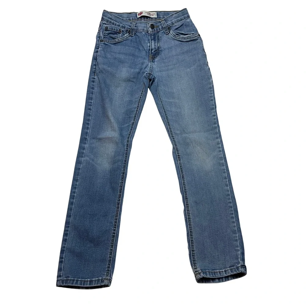 Levis Jeans Boys 12 Blue Performance 511 Slim Fit Stretch Denim 617844318101